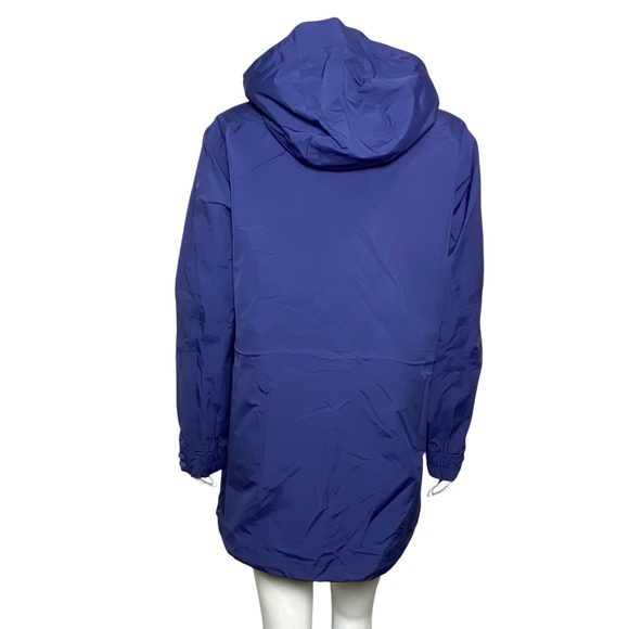 REI Elements Rain Coat Jacket Womens Size L Hooded Full Zip Waist & Hem Toggles - Picture 5 of 10